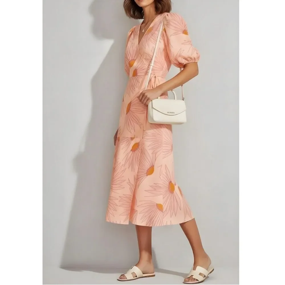 KATE SPADE Falling Flower Wrap Dress AF4